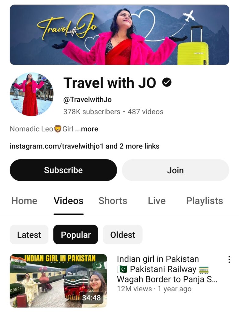 हरियाणा की YouTuber ज्योति मल्होत्रा पाकिस्तान के लिए जासूसी के आरोप में गिरफ्तार 6